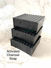 Load image into Gallery viewer, Activated Charcoal Bar Soap for Sensitive Skin