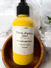 Load image into Gallery viewer, Turmeric & Carrot Brightening Lotion