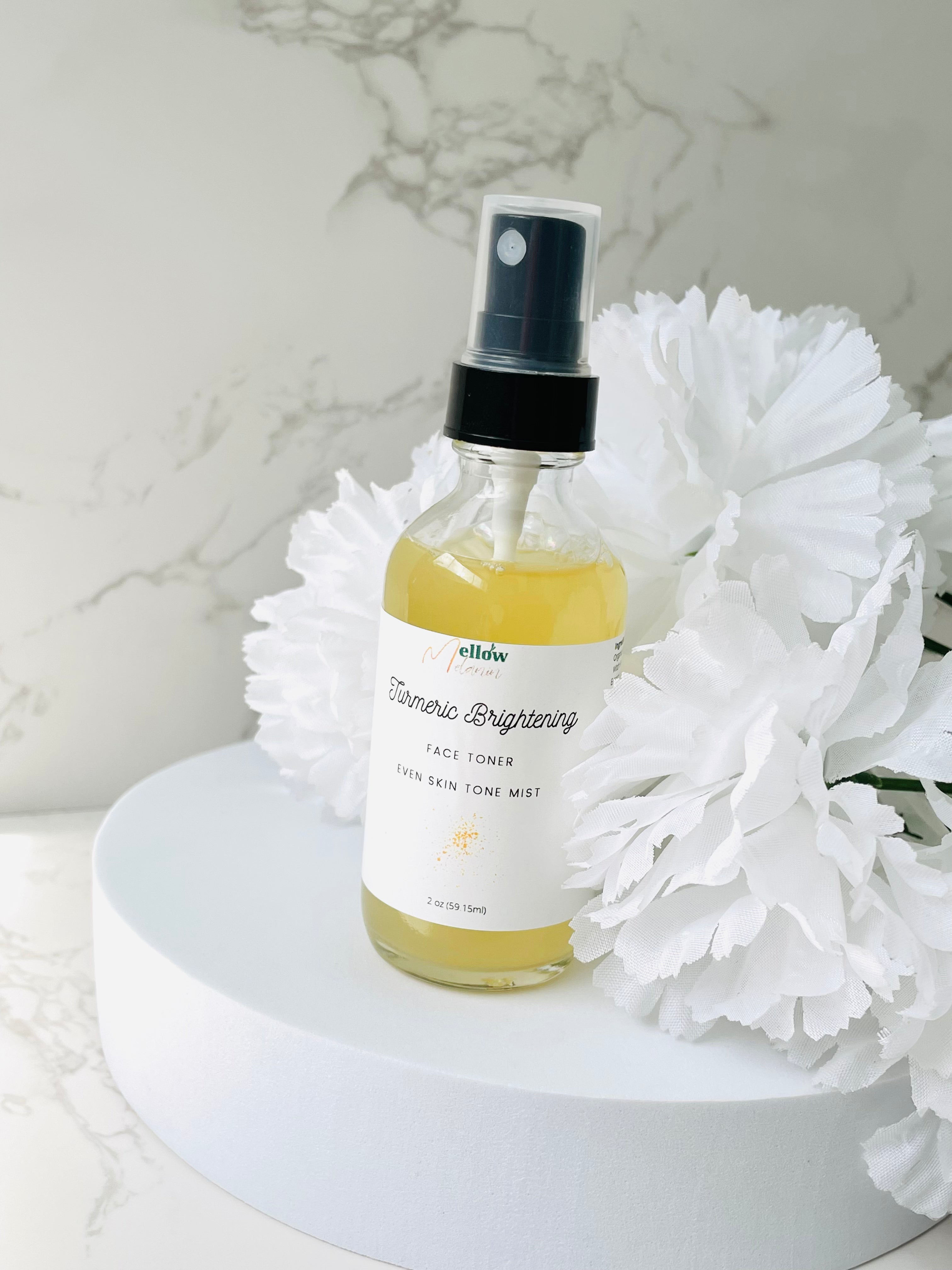 Turmeric Brightening Face Toner – Mellow Melanin